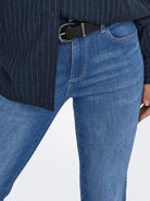 Jeans Flared fit Donna Blu Medio - Santangelo