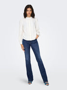 Jeans Flared fit Donna Dark Blue Denim - Santangelo