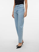 Jeans Mom fit Donna Light Blue Denim - Santangelo