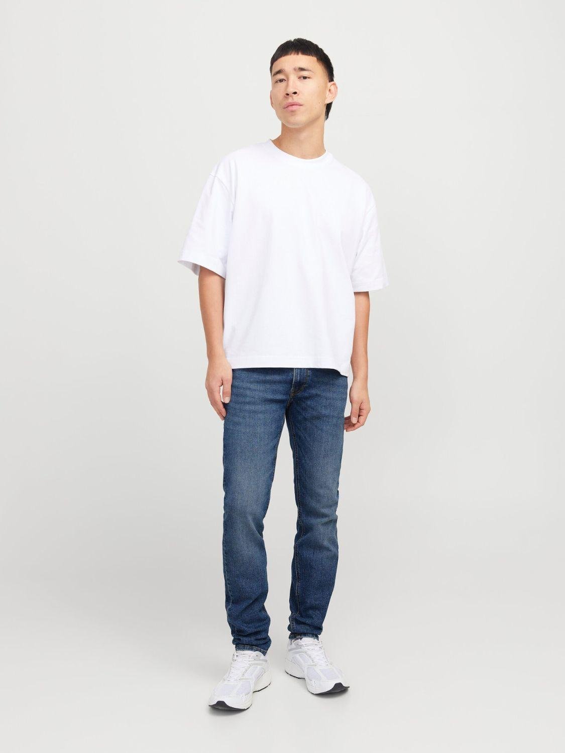 Jeans Skinny Uomo Blue Denim - Santangelo