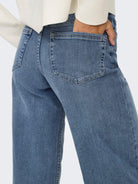 Jeans Wide Fit Donna Special Blue Grey Denim - Santangelo