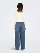 Jeans Wide Fit Donna Special Blue Grey Denim - Santangelo