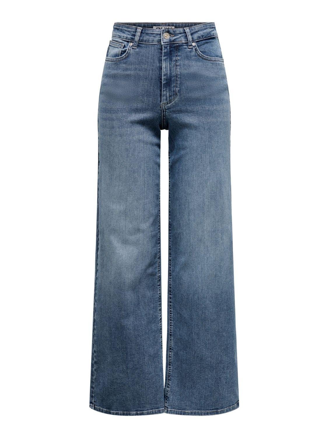 Jeans Wide Fit Donna Special Blue Grey Denim - Santangelo