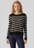 Maglia Donna Nero Beige - Santangelo