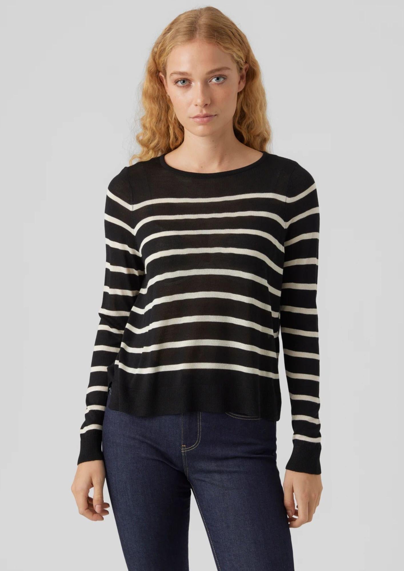Maglia Donna Nero Beige - Santangelo
