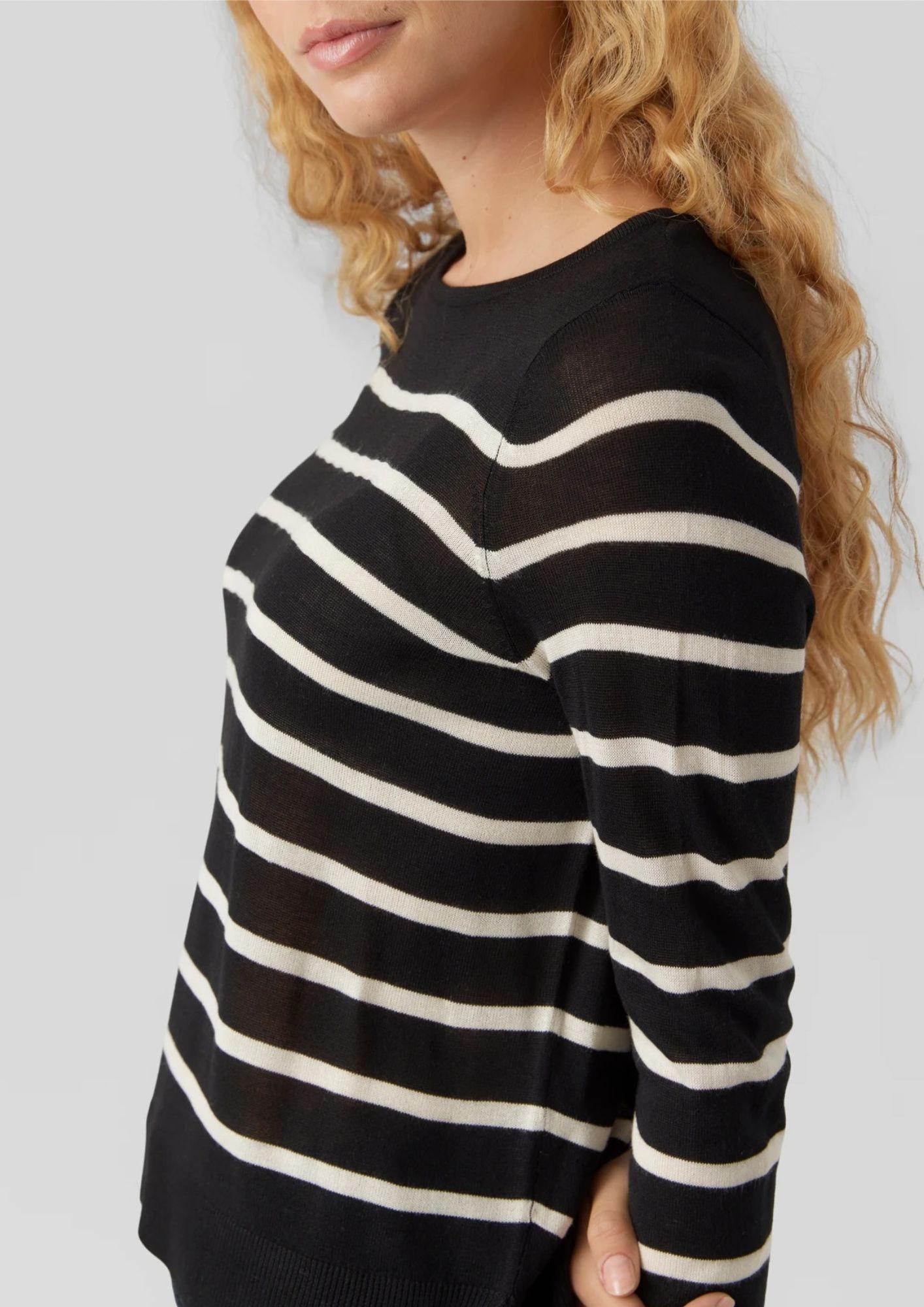 Maglia Donna Nero Beige - Santangelo