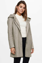 Only Cappotto Donna Sedona Grigio Verde - Santangelo
