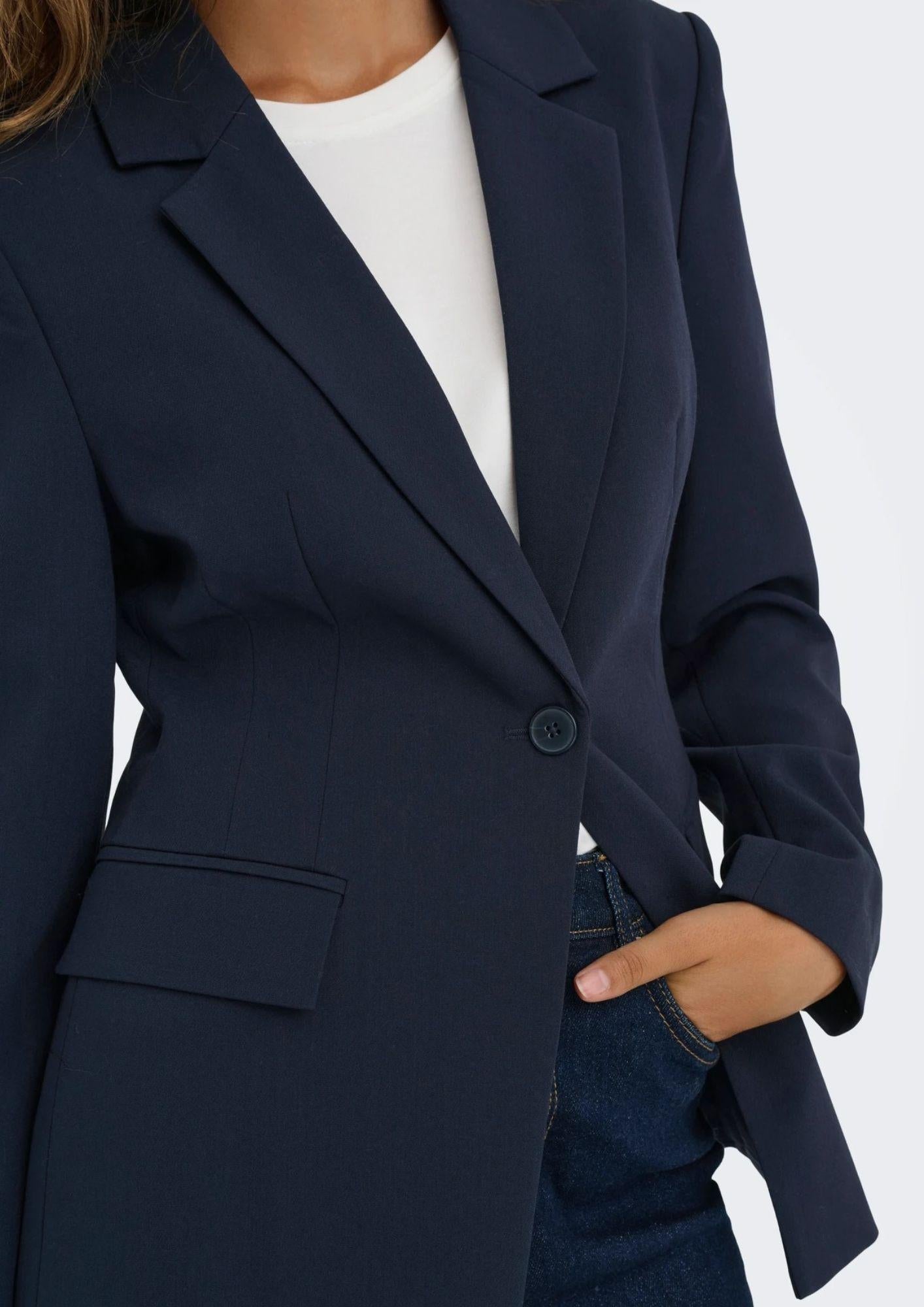 ONLY Only Giacca Donna Raven Blu Giacca