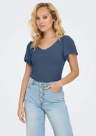Only Maglia Donna Vintage Indigo - Santangelo