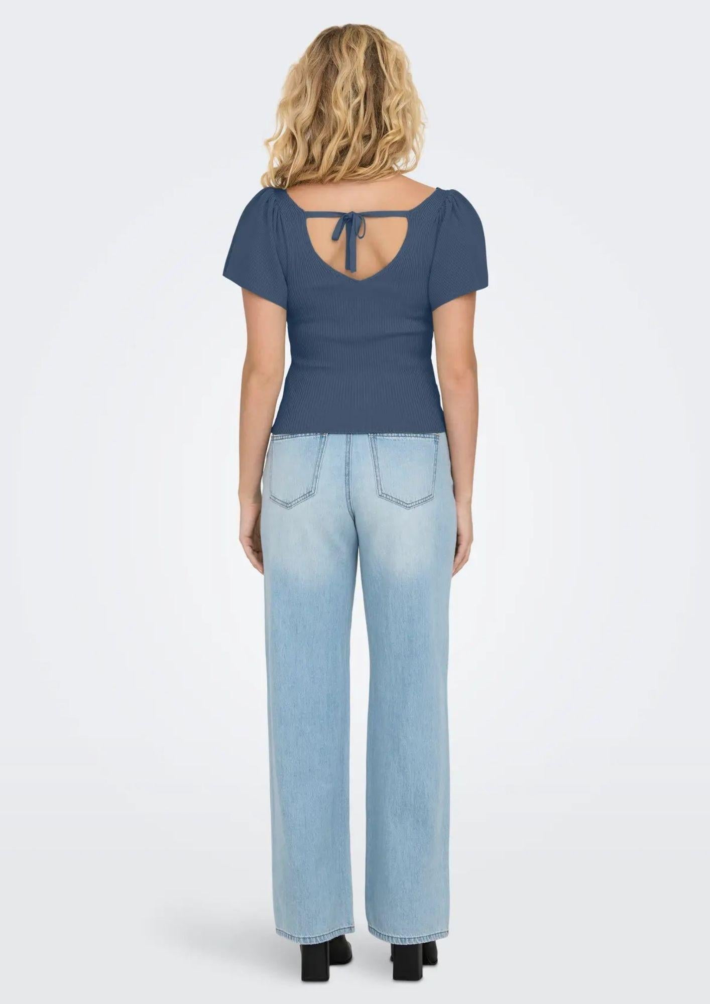 Only Maglia Donna Vintage Indigo - Santangelo