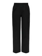 Only ONLPOPTRASH - SUKI Loose Fit Pantaloni a gamba larga Donna Nero - Santangelo