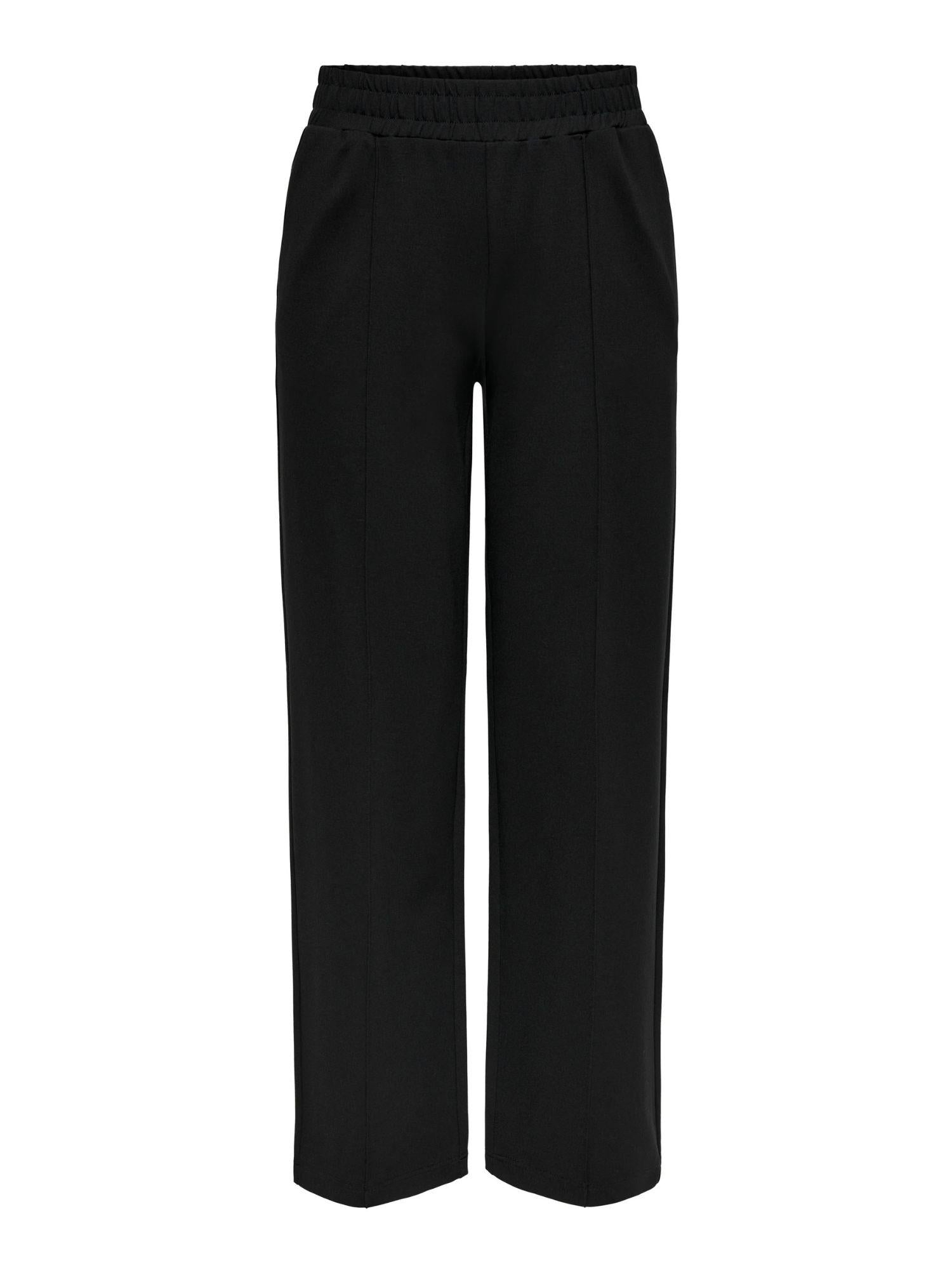 Only ONLPOPTRASH - SUKI Loose Fit Pantaloni a gamba larga Donna Nero - Santangelo