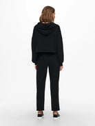 Only ONLPOPTRASH - SUKI Loose Fit Pantaloni a gamba larga Donna Nero - Santangelo