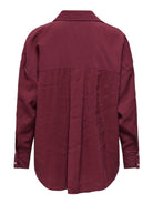 ONLY Only ONLZAZIMA Camicia Donna Burgundy Camicia