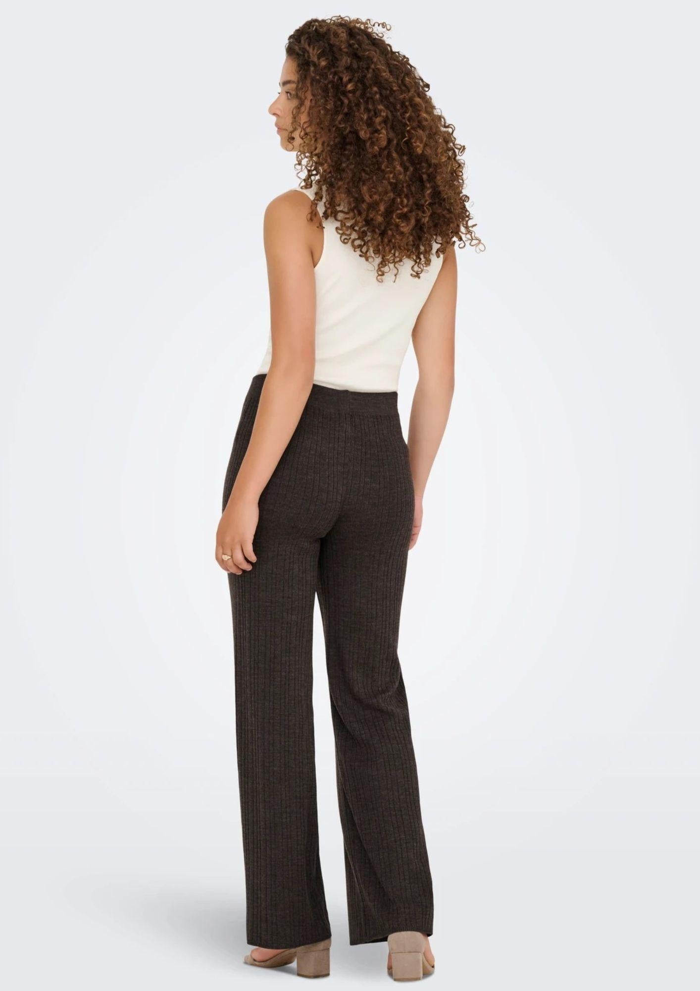 Only Pantalone Donna Marrone - Santangelo