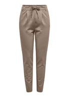Only Pantaloni Donna Poptrash Marrone - Santangelo