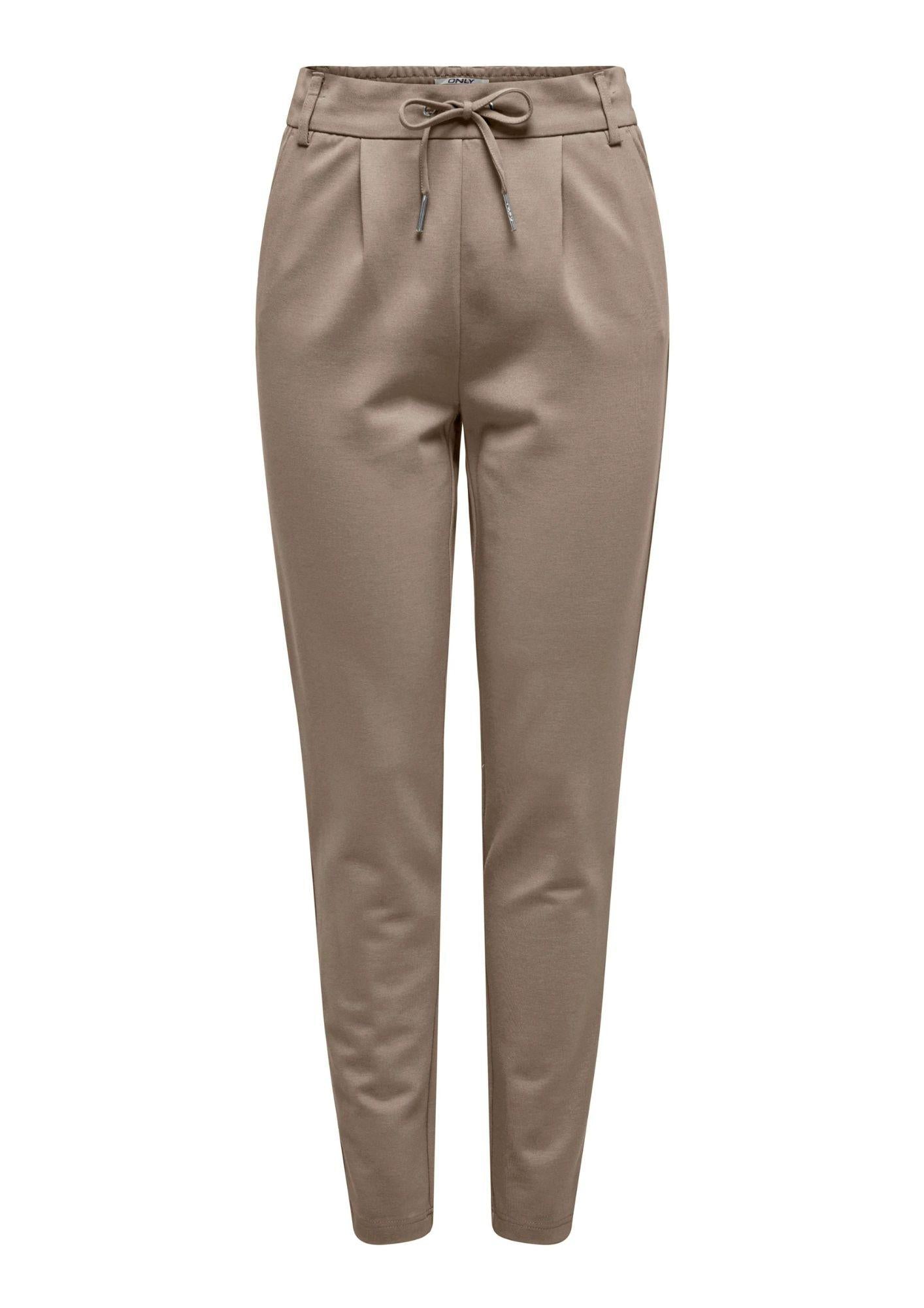 Only Pantaloni Donna Poptrash Marrone - Santangelo