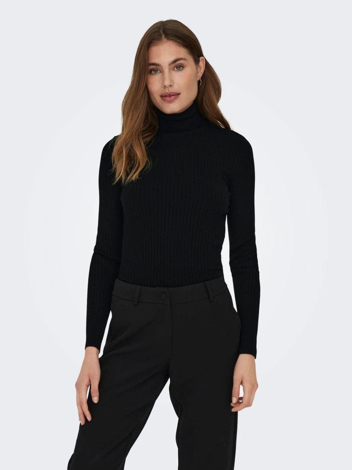 Only Pullover Donna Carol Nero - Santangelo