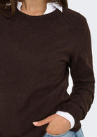 Only Pullover Donna Rica Cioccolato - Santangelo