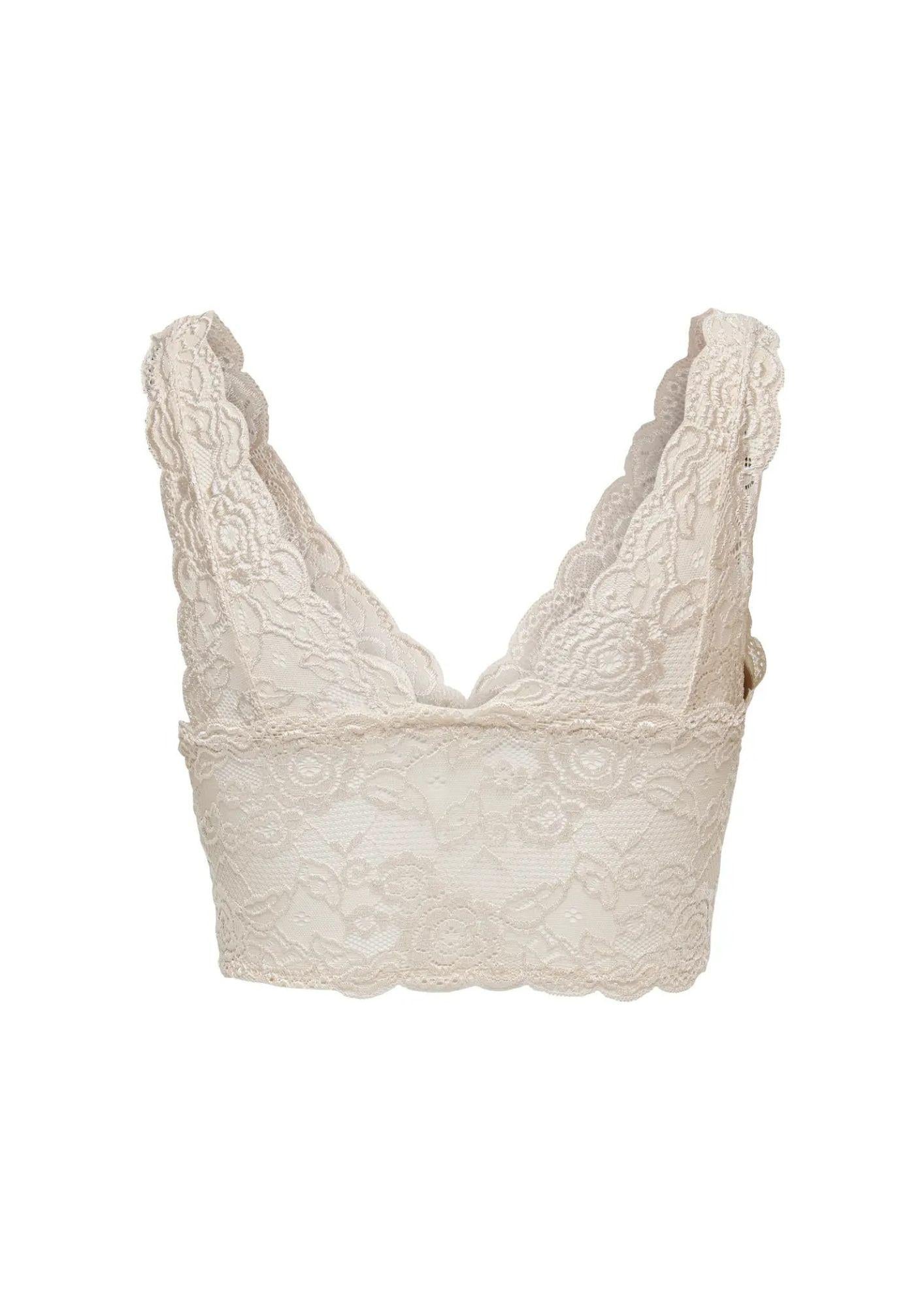 ONLY Only Top Donna Onlchloe Bianco Pesca Top