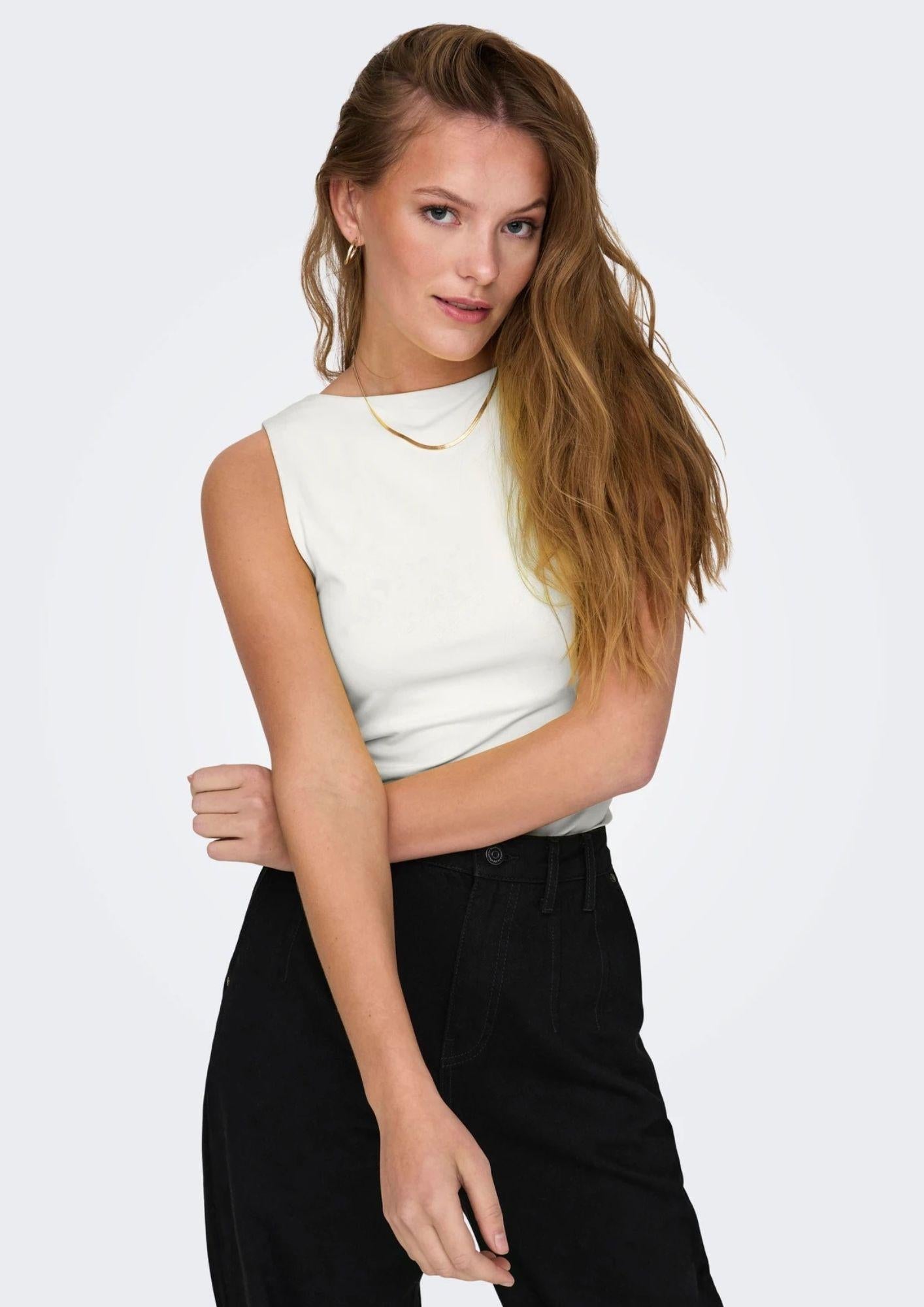 Only Top Donna Onlea Bianco - Santangelo