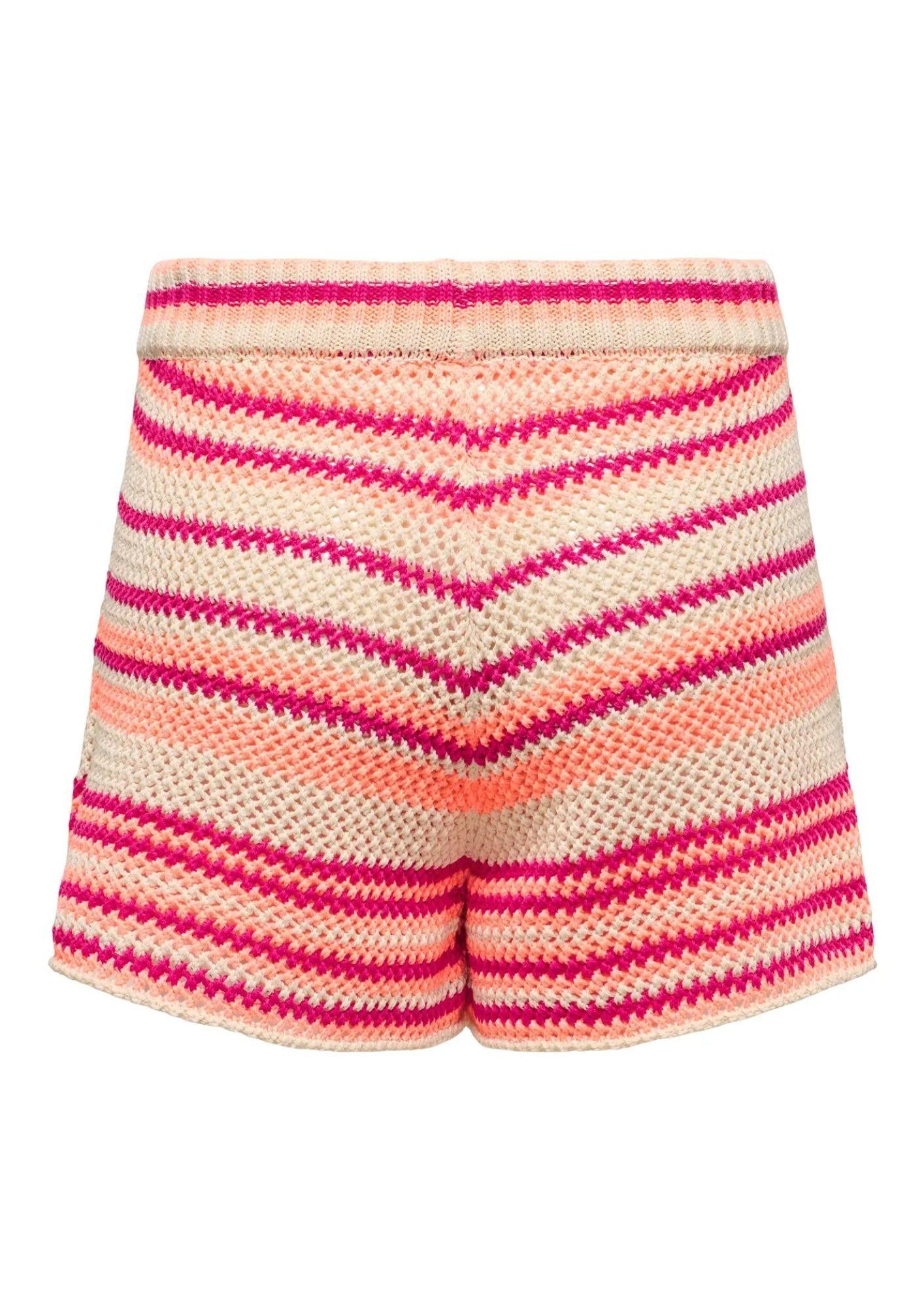 Pantaloncino Donna Beige e Fucsia - Santangelo