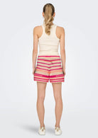 Pantaloncino Donna Beige e Fucsia - Santangelo