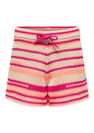 Pantaloncino Donna Beige e Fucsia - Santangelo
