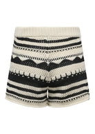 Pantaloncino Donna Beige e Nero - Santangelo