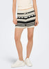 Women's Shorts Beige and Black
