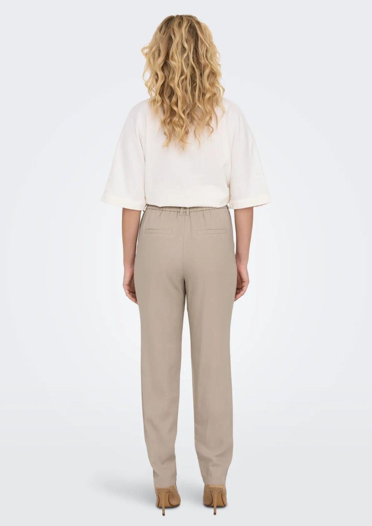 Pantalone Donna Beige - Santangelo