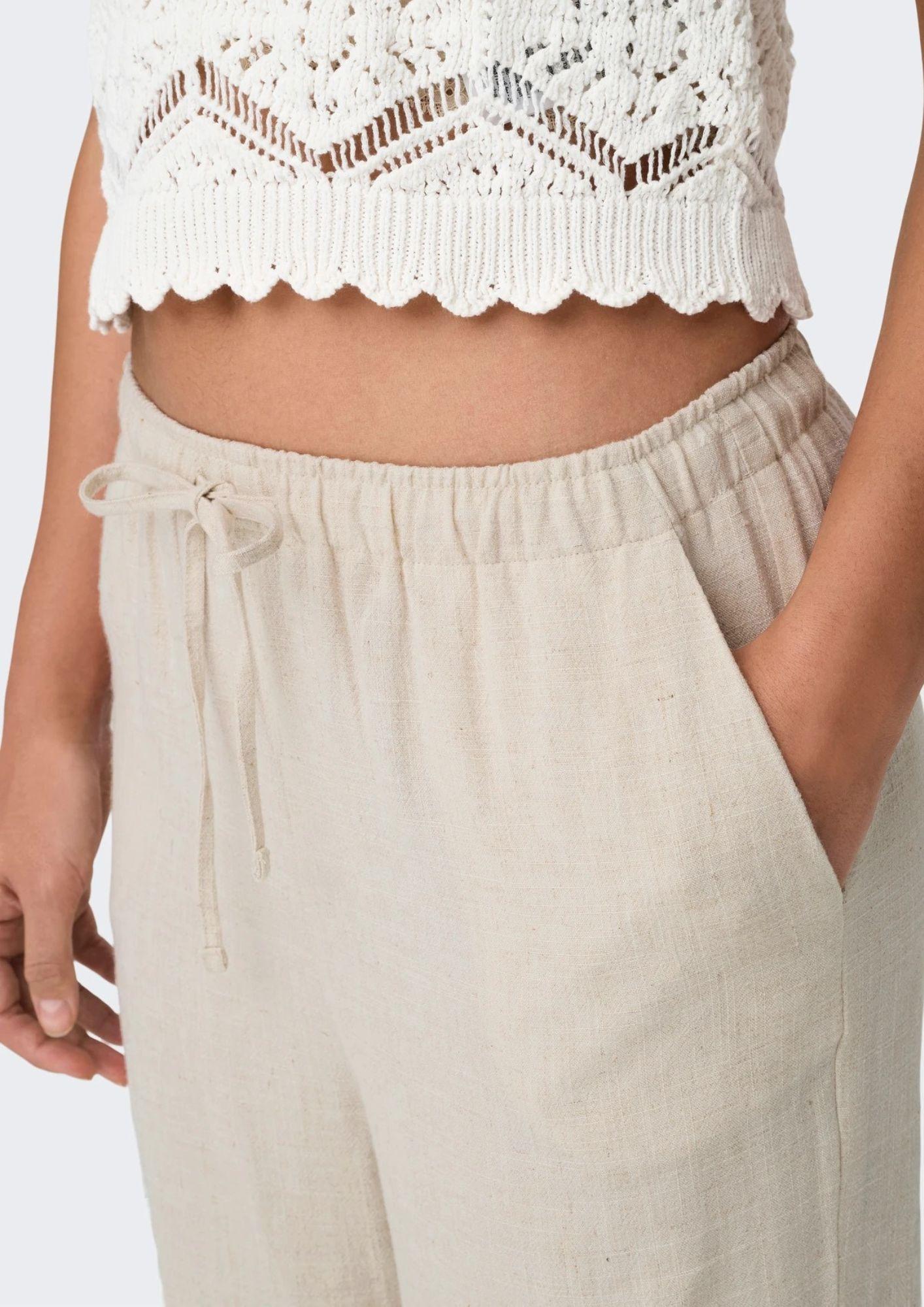 Pantalone Donna Beige - Santangelo