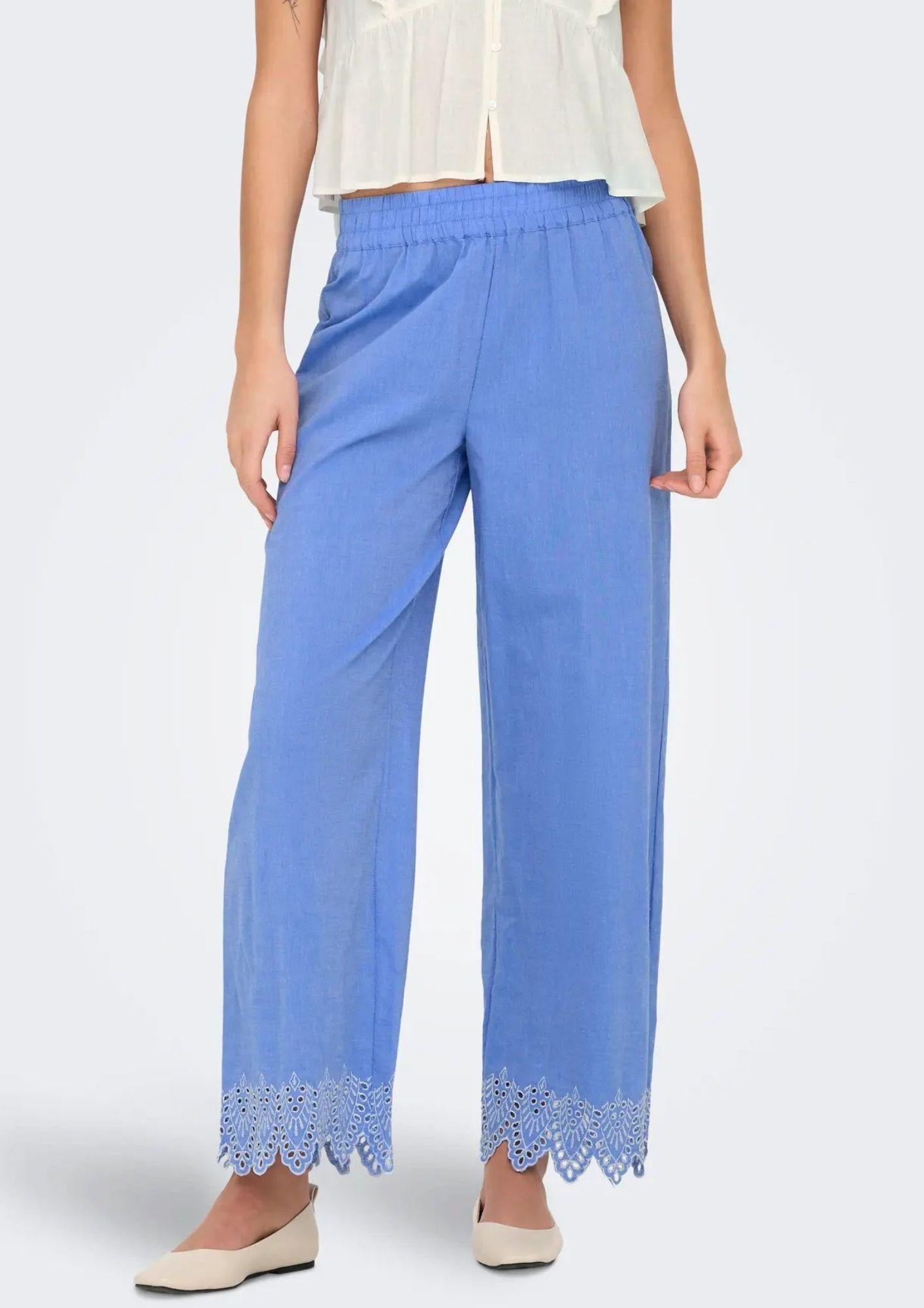 Pantalone Donna Blu - Santangelo
