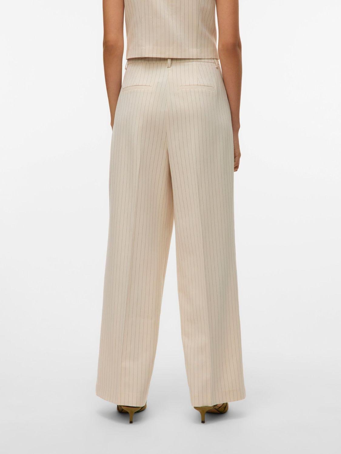 Pantalone Wide Fit Donna Oatmeal - Santangelo