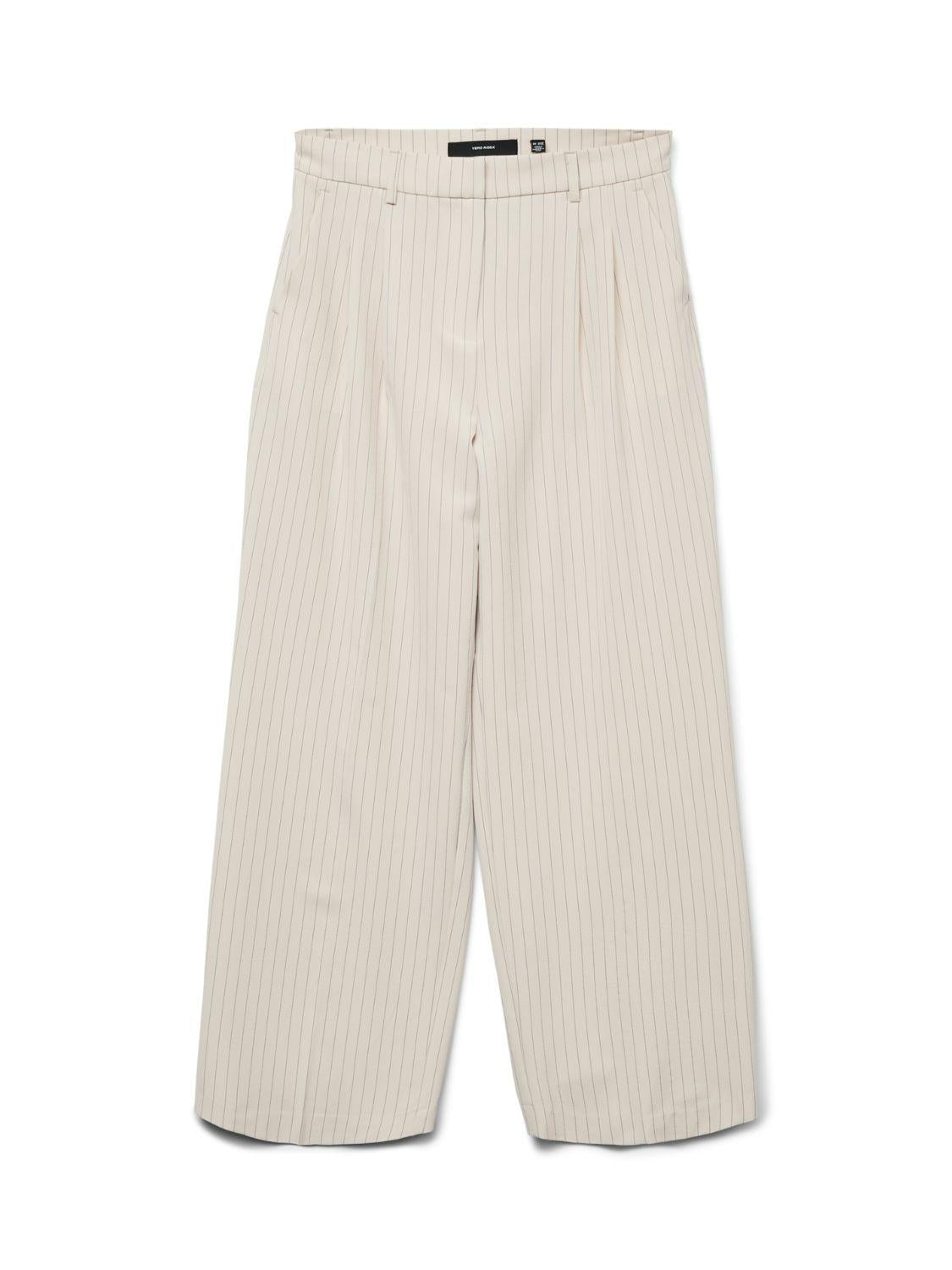 Pantalone Wide Fit Donna Oatmeal - Santangelo
