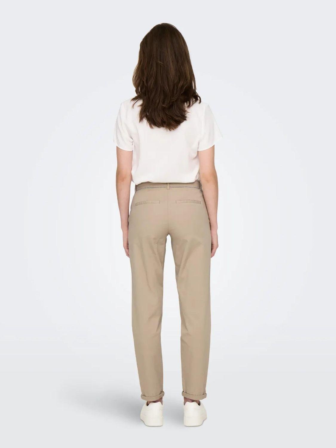 Pantaloni Donna Beige - Santangelo