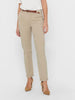 Pantaloni Regular Fit Donna Beige