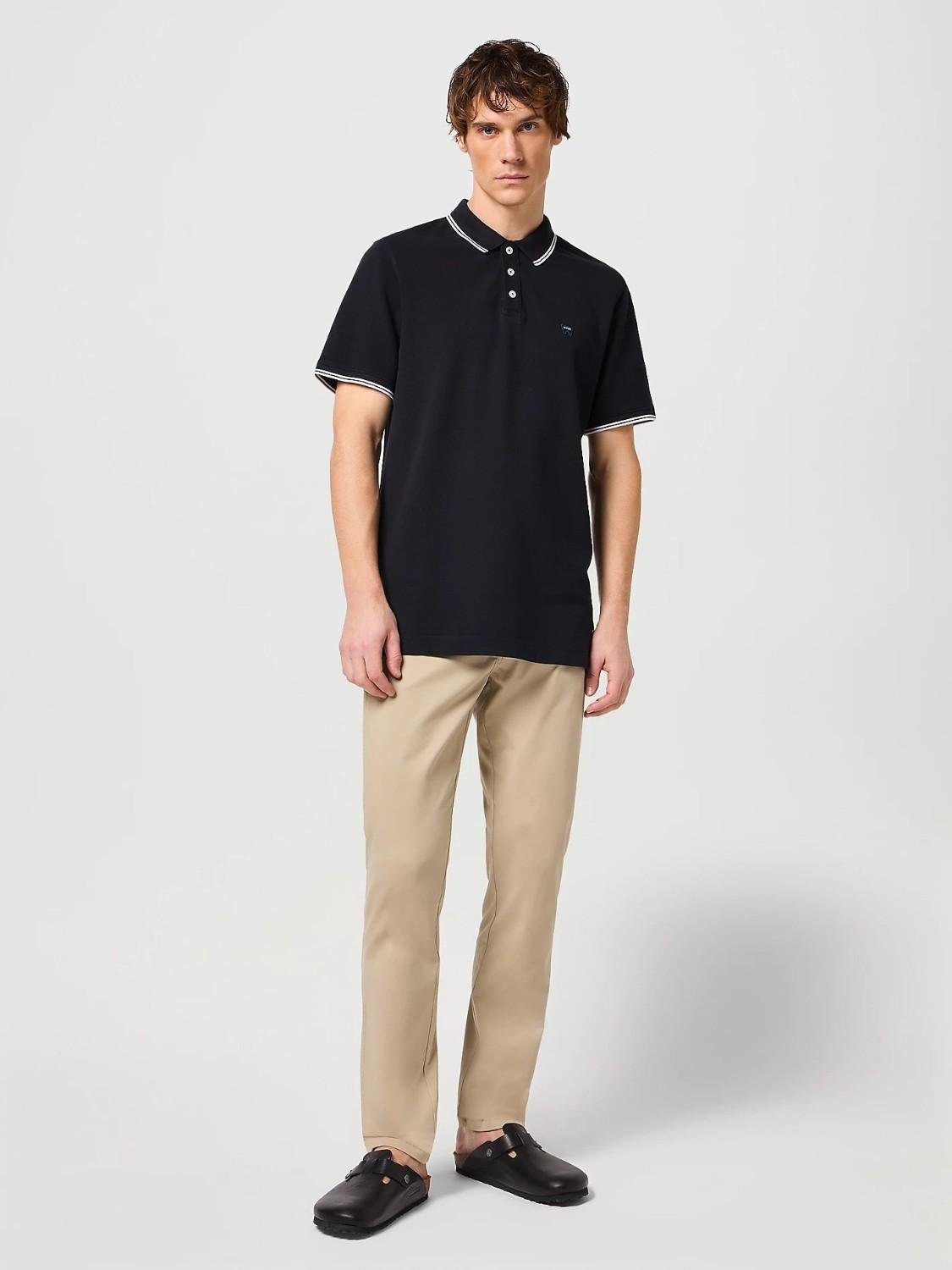 Polo Shirt Uomo Nero - Santangelo