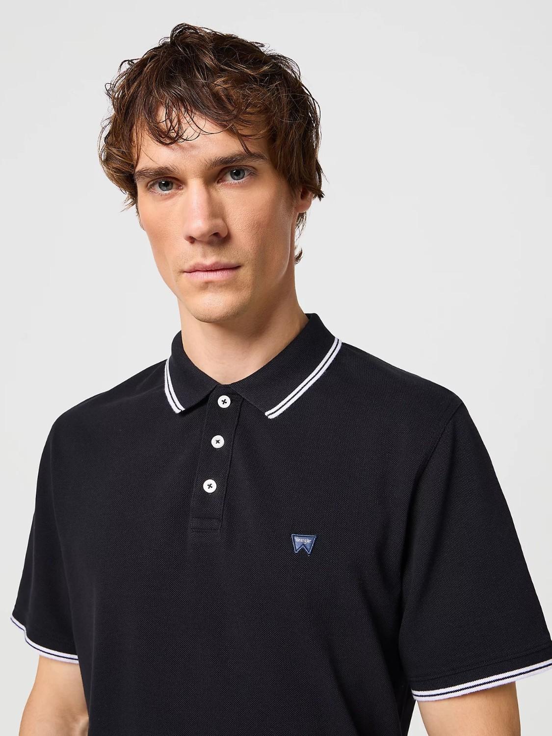 Polo Shirt Uomo Nero - Santangelo