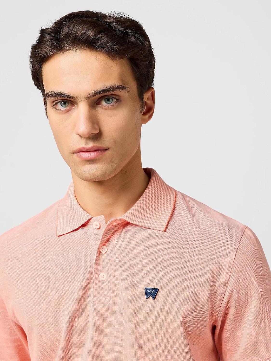 Refined Polo Shirt Uomo Orange - Santangelo