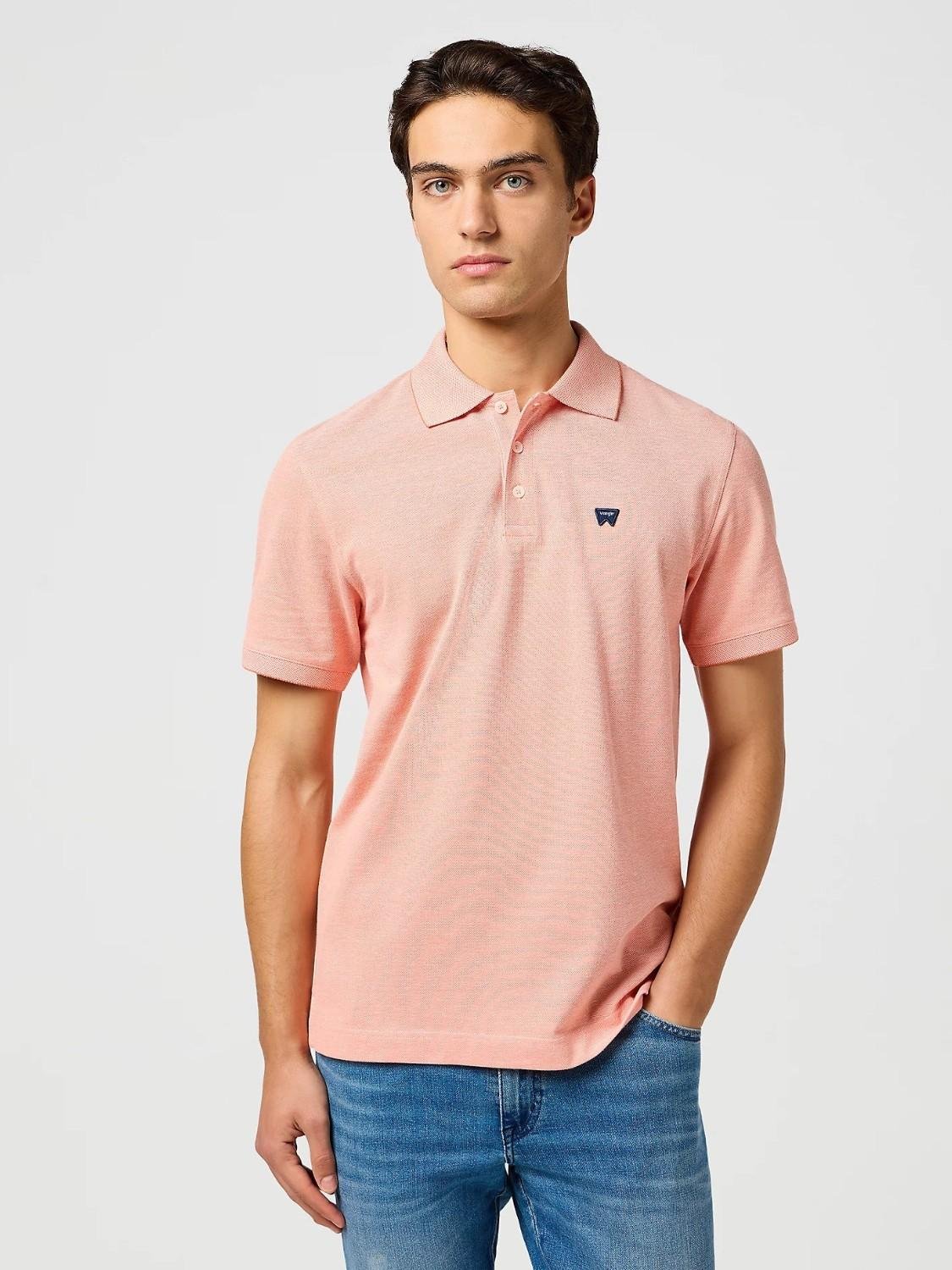Refined Polo Shirt Uomo Orange - Santangelo