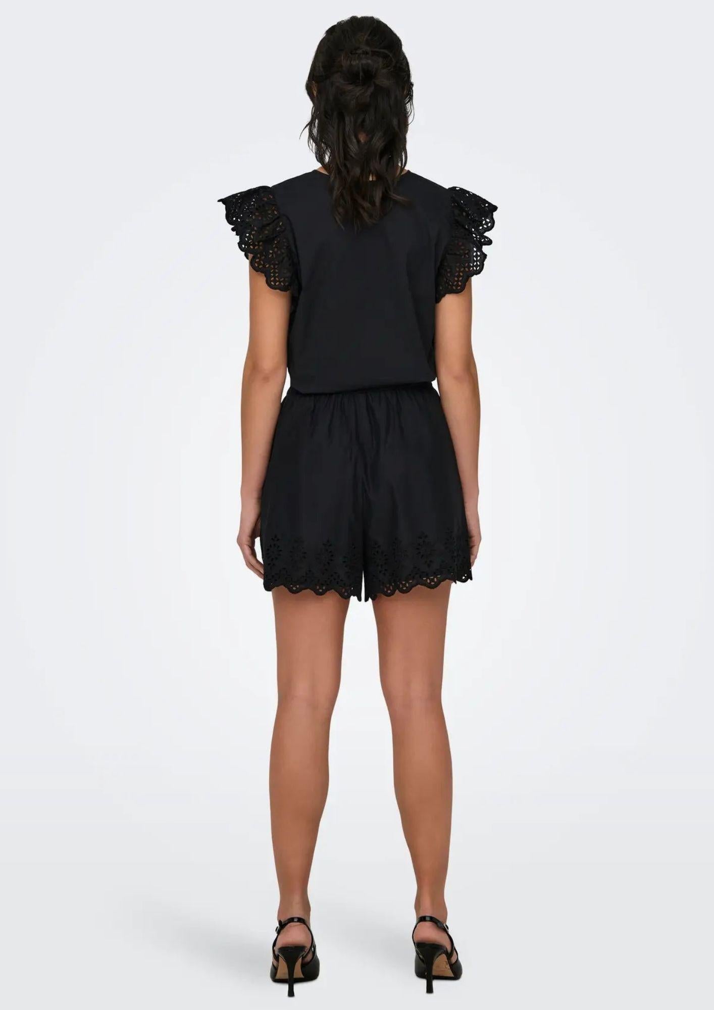 Shorts Donna Nero - Santangelo