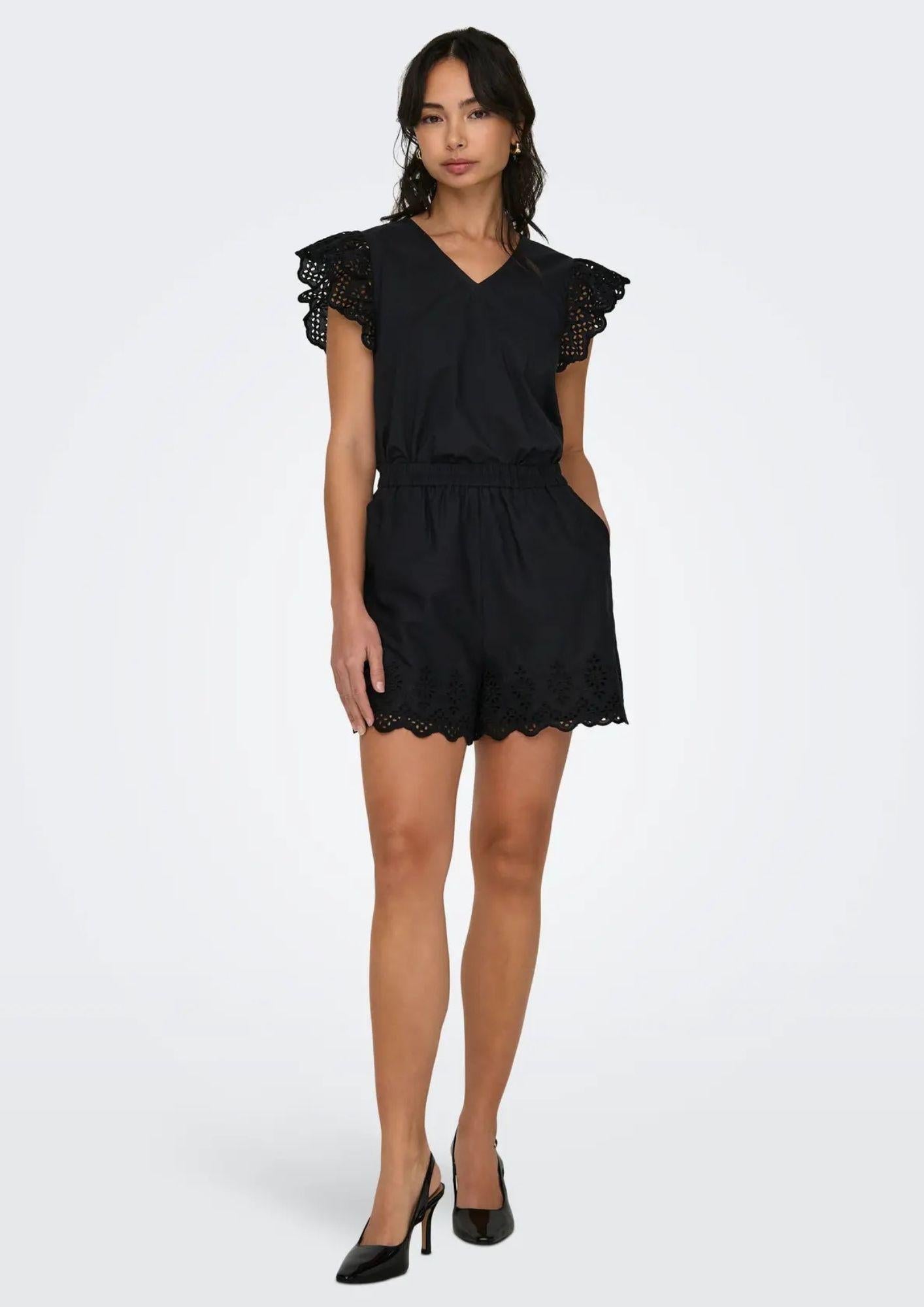 Shorts Donna Nero - Santangelo