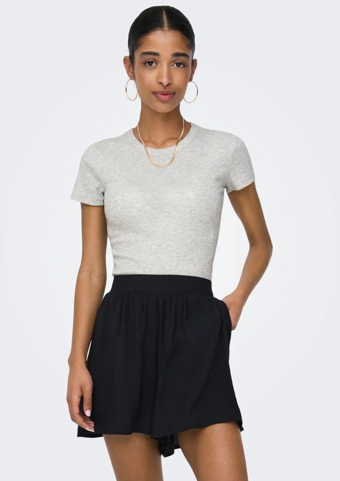 T-Shirt Donna Grigio Chiaro - Santangelo
