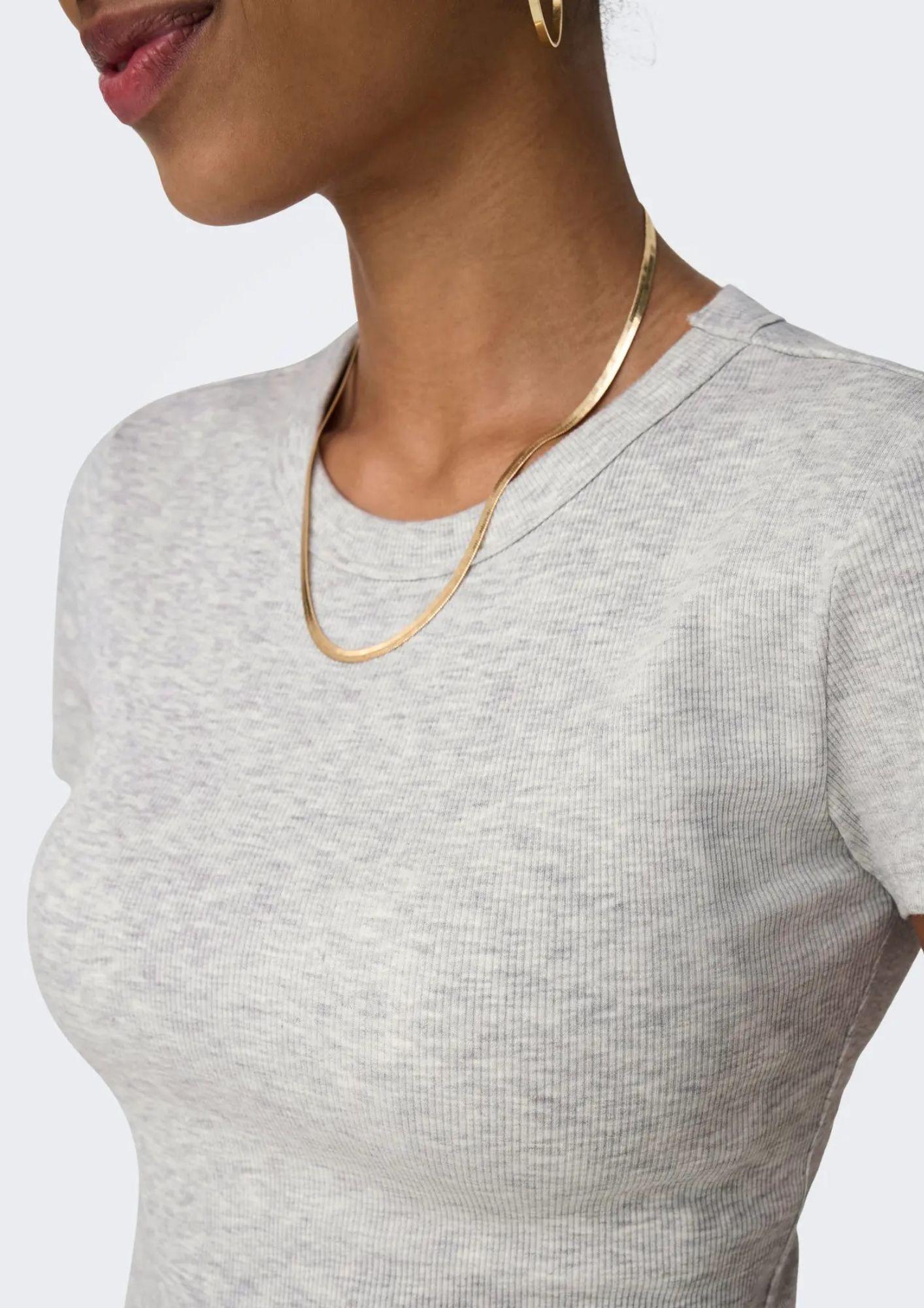 T-Shirt Donna Grigio Chiaro - Santangelo