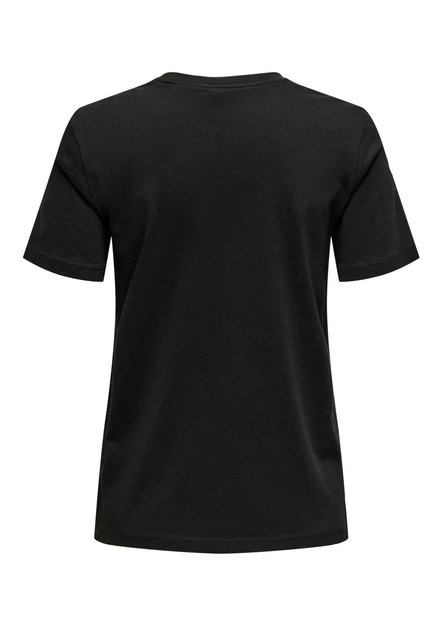 T-Shirt Donna Nera - Santangelo