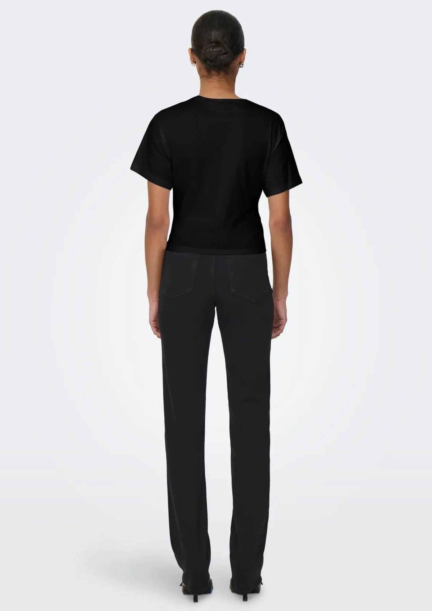 T-Shirt Donna Nera - Santangelo