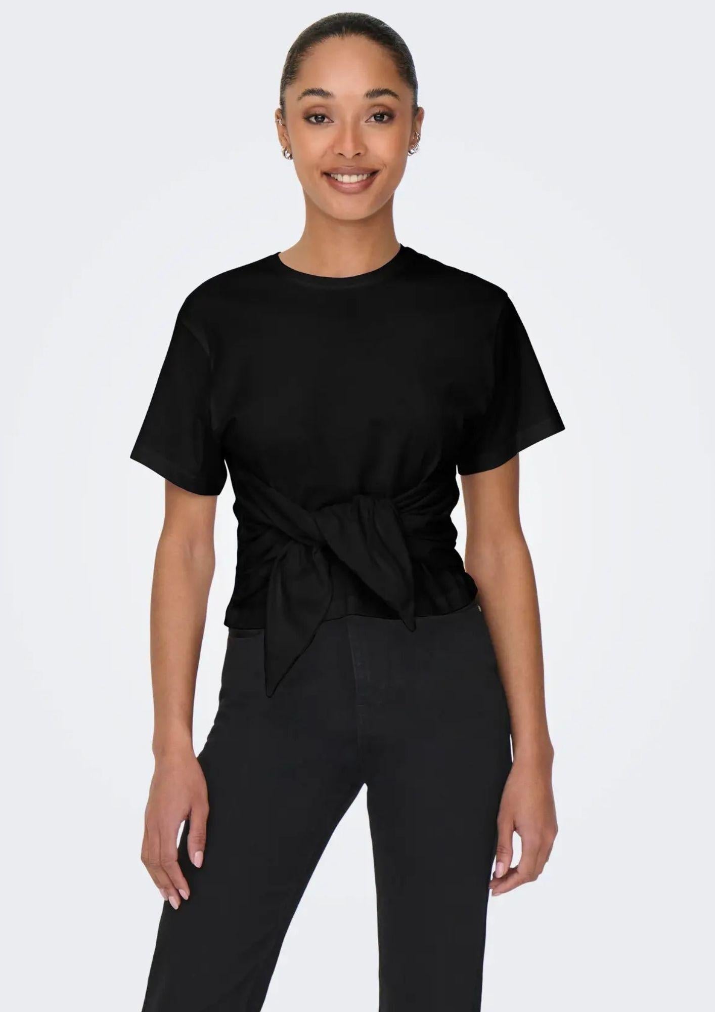 T-Shirt Donna Nera - Santangelo