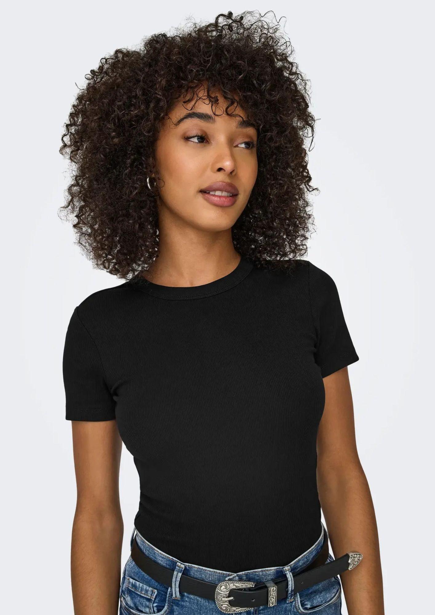 T-Shirt Donna Nera - Santangelo