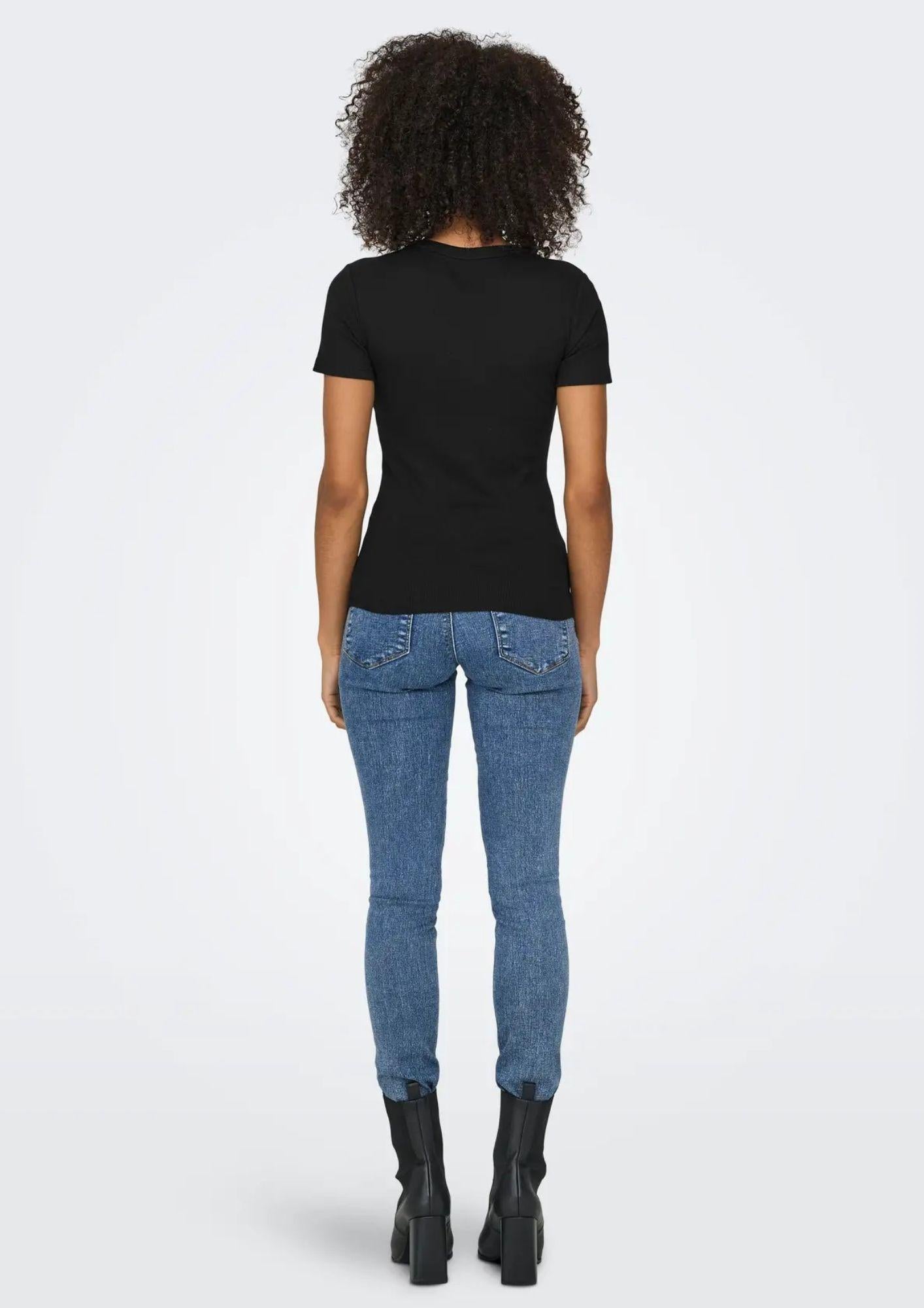 T-Shirt Donna Nera - Santangelo